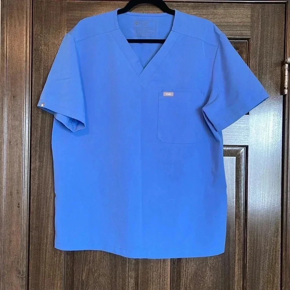 Figs Blue Men's Shirt